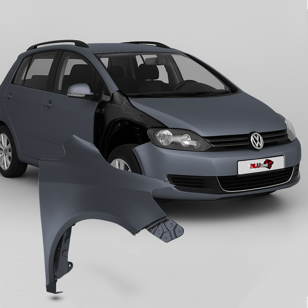 Höger framskärm VW Golf V Plus 2005-2009, färg LA7T UnitedGrey, ny