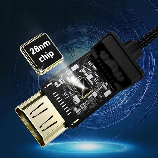 USB-C TIL HDMI 2.1 ADAPTER 8K 60Hz 4K 144Hz HDR KABEL TIL MACBOOK TV BÆRBAR