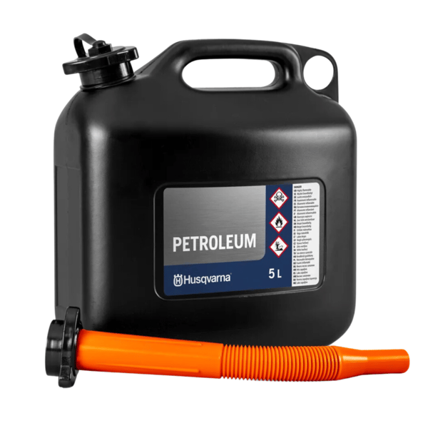 Husqvarna plastikbeholder til brændstof 5 liter sort benzinkanister