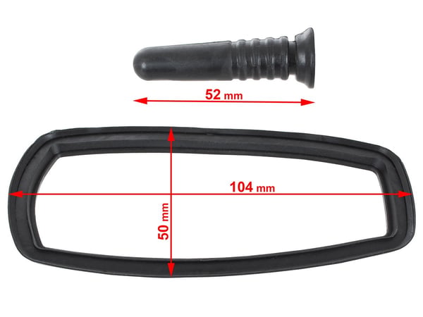 Mercedes C208 CLK-Klass 97-02 tätning + takantennskydd GPS / NAVI 2 st. set