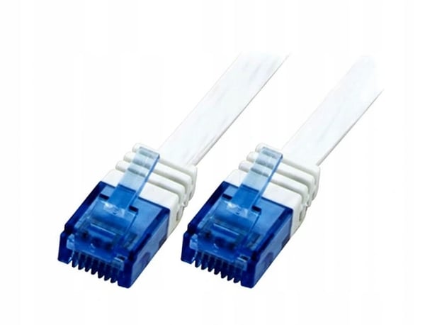 Patchkabel LogiLink CF2031U CAT.6 U/UTP 1 m, flad, hvid