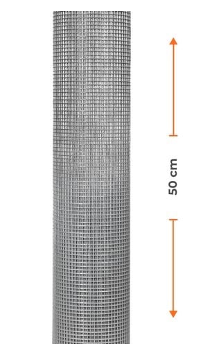 SVETSAT GALVANISERAT NÄT 5MB 50CM NÄT 12,7MM TRÅD 0,6MM - 5,0MB - S-B 79300225