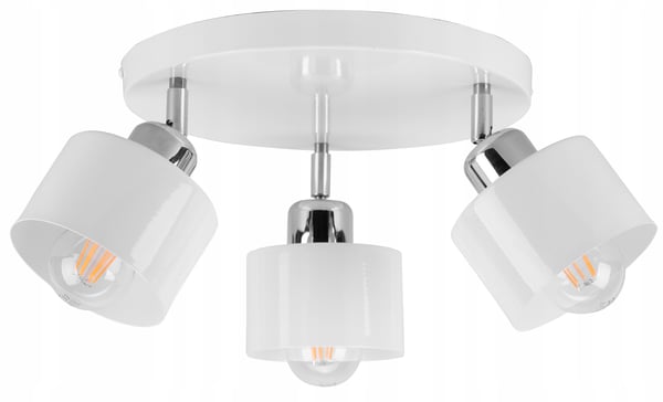 TAKLAMPA I METALL E27 LED