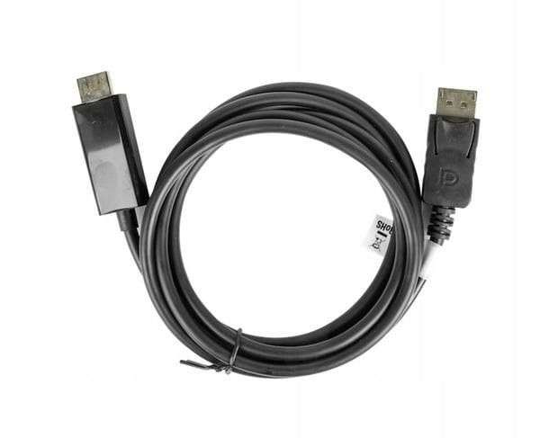 Lanberg DisplayPort (M) V1.1 - HDMI (M) -sovitinkaapeli 1,8 m musta