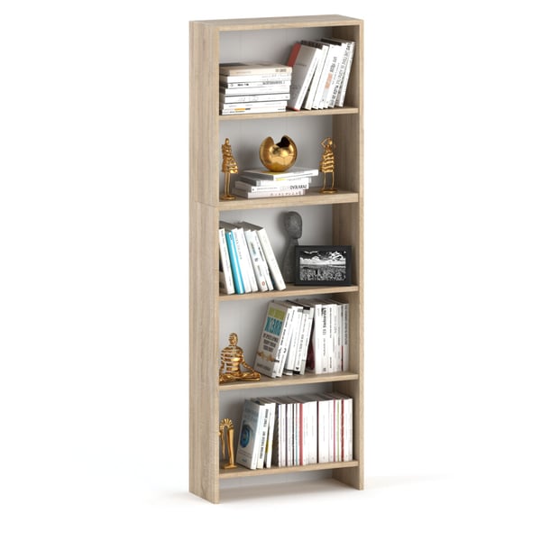 Sonoma Eg Kontorreol 60 CM 5 hylder Loft Legetøjshylde