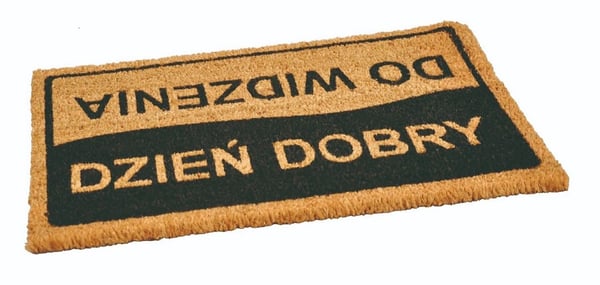DÖRRMATTA KOKOS + PVC KERA 7 40 X 60 'GOD MORGON...' - WYCIER 60879