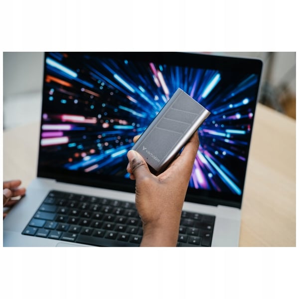 Verbatim TurboMetal 2TB USB4 Typ-C Extern SSD Grå