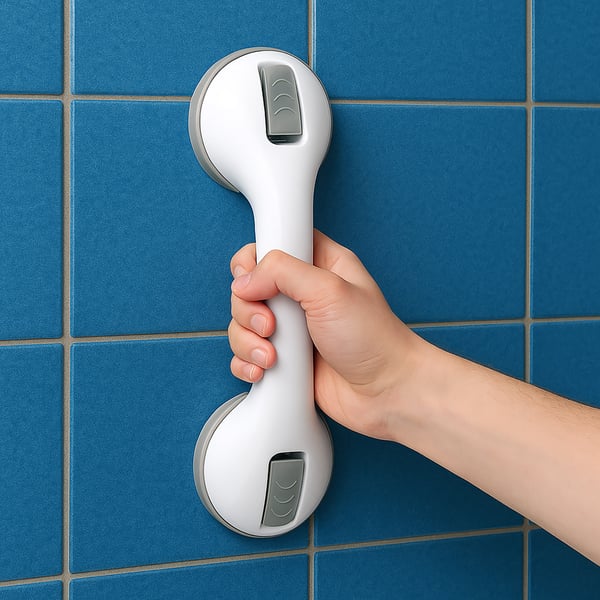 Kylpyhuoneen suihkukaari vammaisille ja senioireille kylpyammeeseen ja wc:hen
