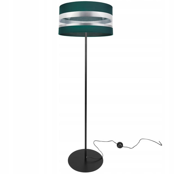 GULVLAMPE, KROM LAMPESKÆRM, ELEGANT, FORSKELLIGE FARVER