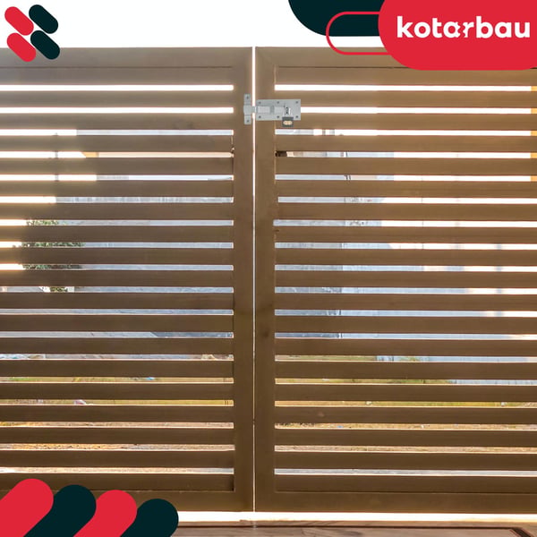 KOTARBAU® Universallåsregel för dörrar och grindar stål 130 mm hänglåsbar