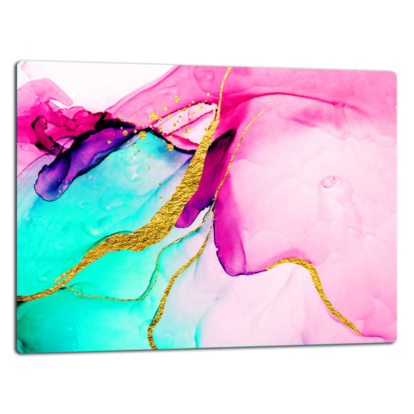 Glas skærebræt 52x40 marmor
