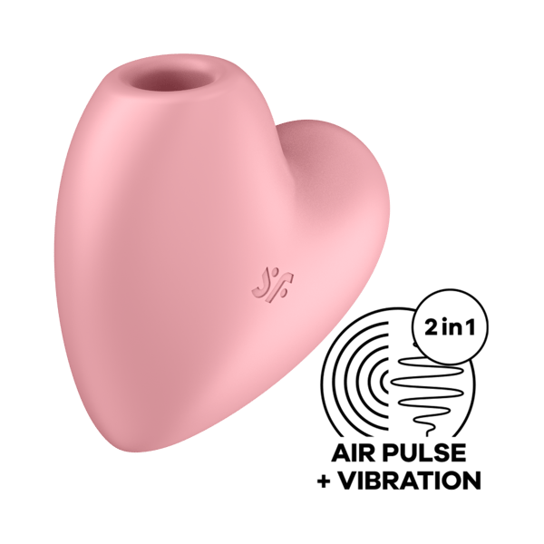 Satisfyer Cutie Heart klitoriksen stimulaattori vaaleanpunainen