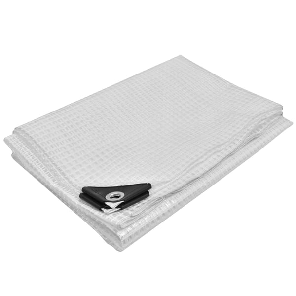 Kotarbau® Pressu Suojaava Suojapeite Vahva Paksu Yleiskäyttöinen Vahvistettu Vedenpitävä Läpinäkyvä Kirkas Kasvihuone 120 G/M2 3X4 M