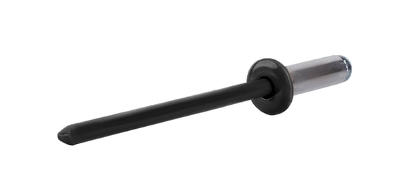 Alumiiniset avoimet niitit 4x12mm RAL 9005