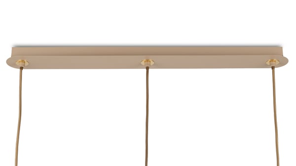 Galaxy Beige glas hänglampa 3xE27