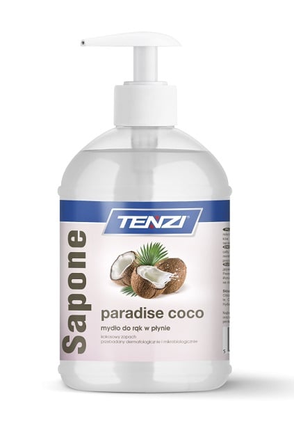 Flytande tvål med doseringsbehållare Paradise Coco 0,5 l - TZ 31 2121