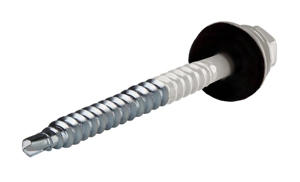 Landmandsskruer GTF2 Z14 4,8x60mm RAL 9010