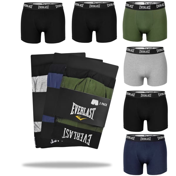Everlast miesten puuvillaiset bokserit BM404 6 kpl koko M