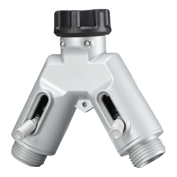 Dobbelt vandudtager aluminium XTR STALCO GARDEN til vanding