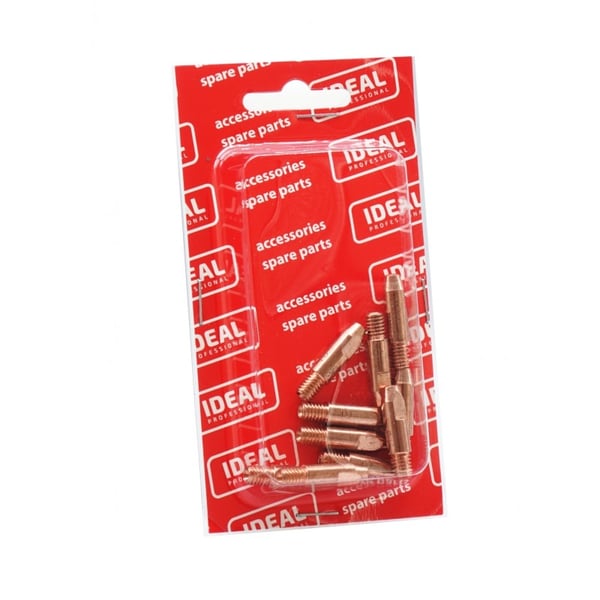 Kontaktdyse til stål M6*28 1,0 mm MB25 pakke med 10 stk. - BW 103.4153