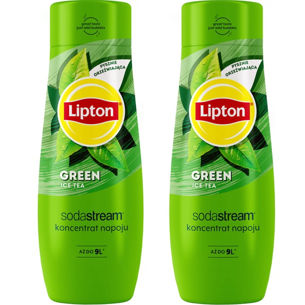 2 SodaStream-tiivistettä, 2 kpl Lipton Ice Green