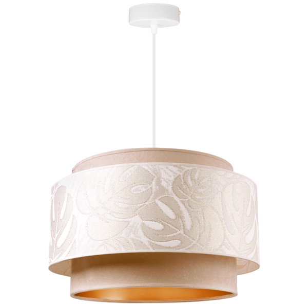 HÆNGENDE LOFTSLAMPE LYKRONESKÆRM TIL STUE 45 CM