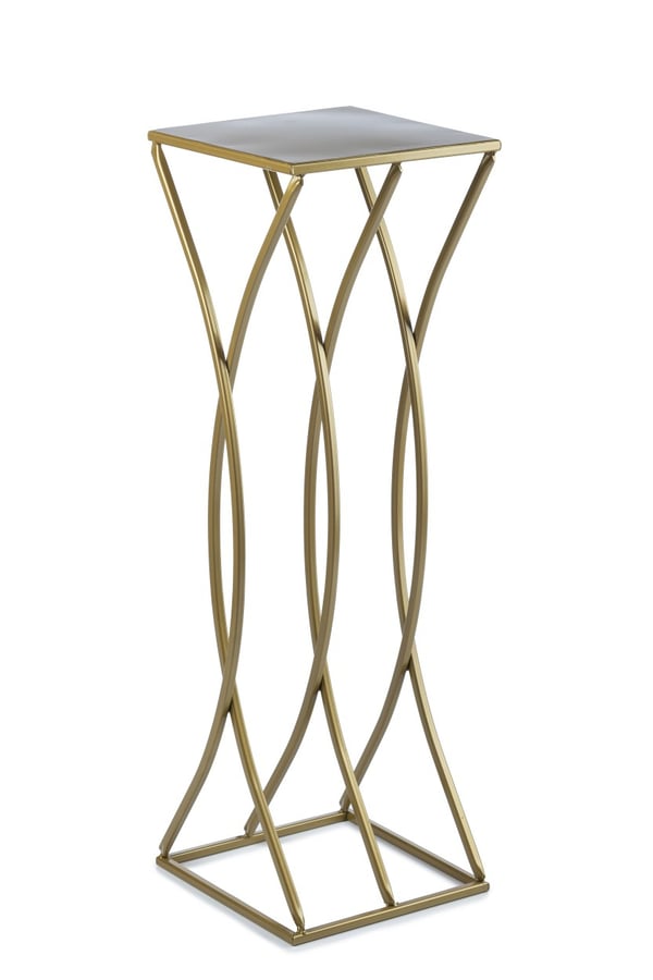 Modernt blomsterställ, guld, 75 cm
