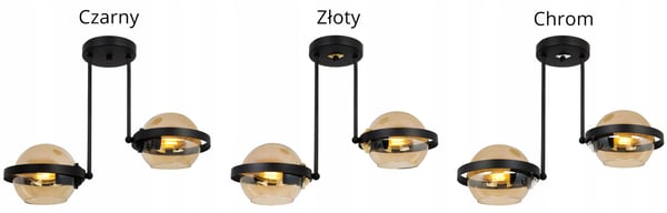 MODERNE HØJLAMPE MED HONNINGGLAS RING