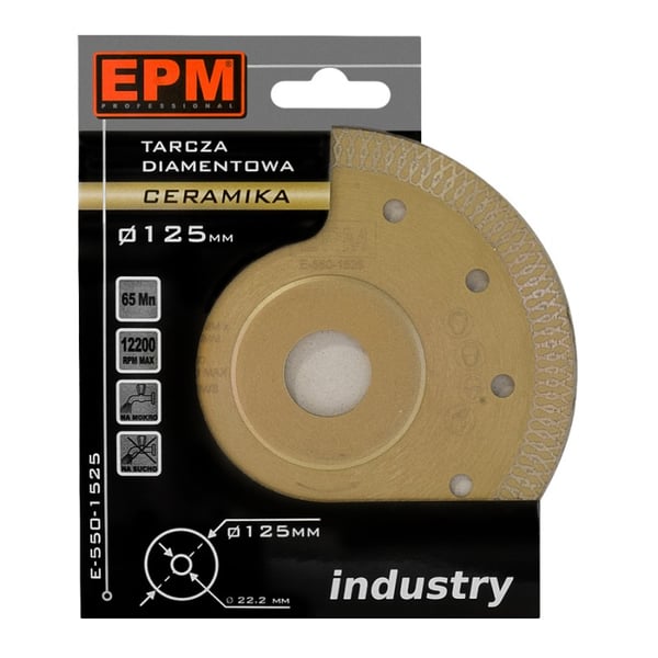 TEITOLLINEN TIMANTTITERÄ 115 MM - E-550-1515