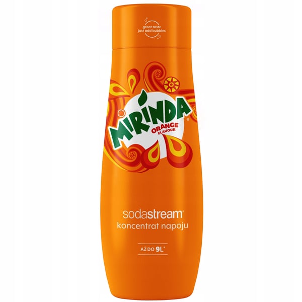 6 SodaStream-tiivisteen setti: Mirinda + 7UP + Cola + Greippi + Appelsiini-Mango + Limonadi