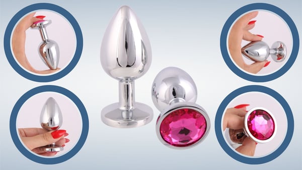 Analpluggar 3 delar sexset för anusmassage