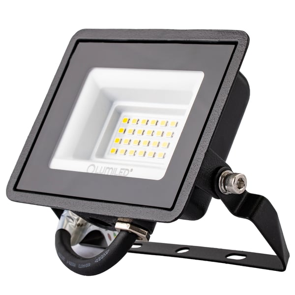 LED-projektor ZUNA2 20W 1800lm 4000K IP65 sort LUMILED