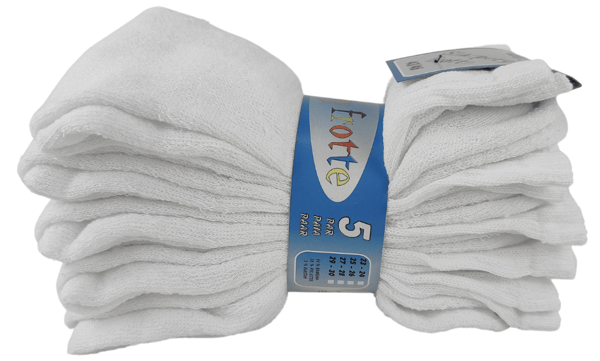 5-pack herrstrumpor tryckfri bomull 43-46