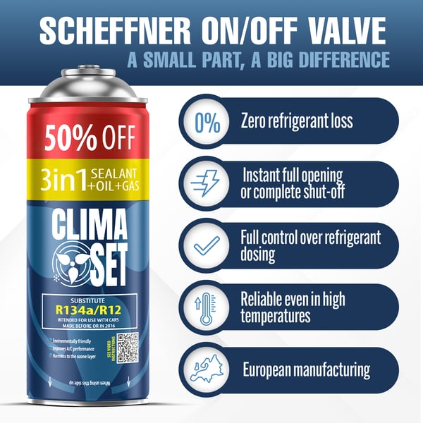 XL ClimaSet 3in1 R134a + Lime Luftfräschare