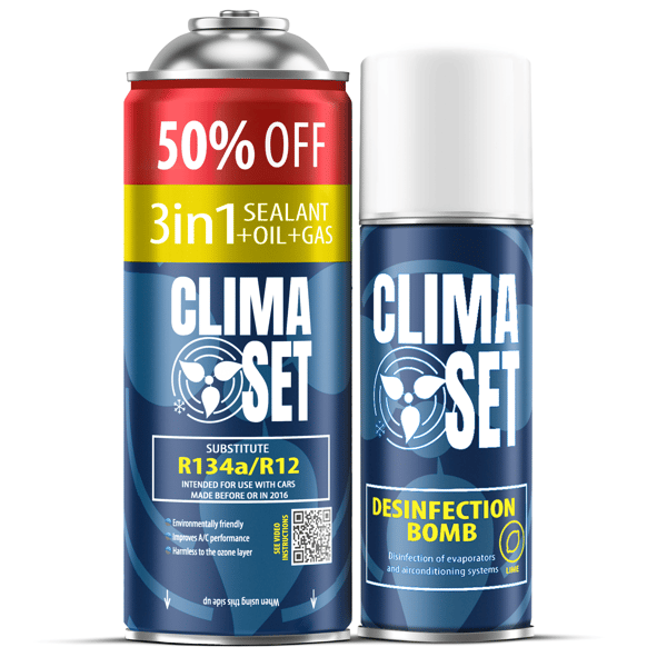 XL ClimaSet 3in1 R134a + Lime Luftfräschare
