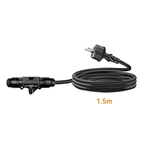 Elektrisk forbindelse, IP67 beskyttelse, høj strømvurdering,T40 1.5M kabel
