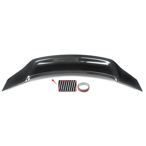 Bagspoiler, ABS-plast, nem installation,kulstoflook