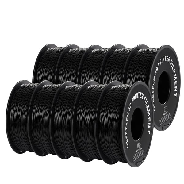 3D-printer filament, fleksibelt TPU-materiale, fremragende sengeadhæsion,sort