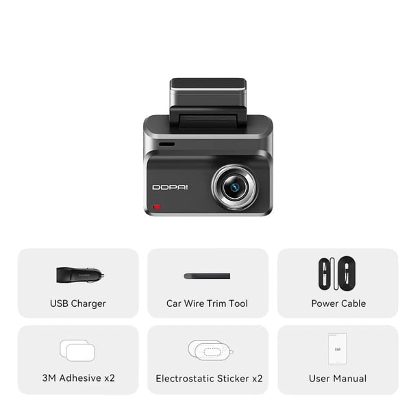 Dash Cam, 4K-resoluutio, Yökuvaus,Etu, 64 SD-kortti