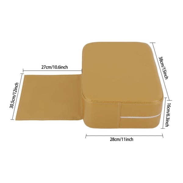 Sæde pude til børn, moderne design, guld farve, rektangulær form,Gul