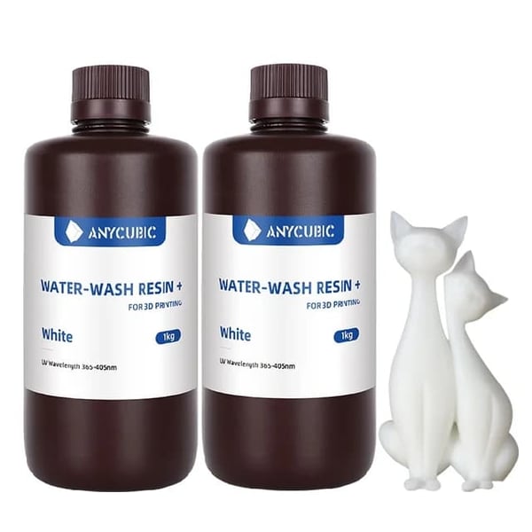 3D Printer Resin, Høj Præcision, Lav Lugt, hvid 2kg
