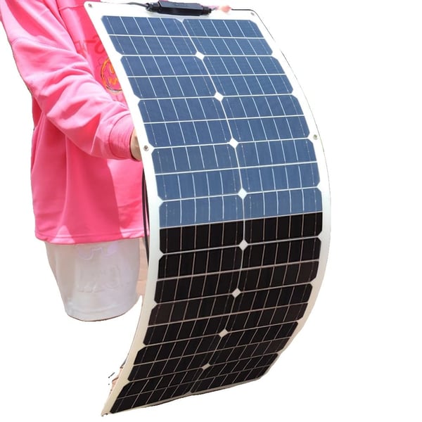 Solpanel, Monokrystallinsk Konstruktion, Høj Effektivitet,PET 80W