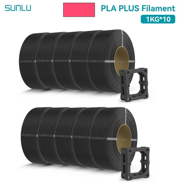 3D Printer Filament, 1,75 mm PLA Material, Miljøvenlig Print,PLA PLUS Sort