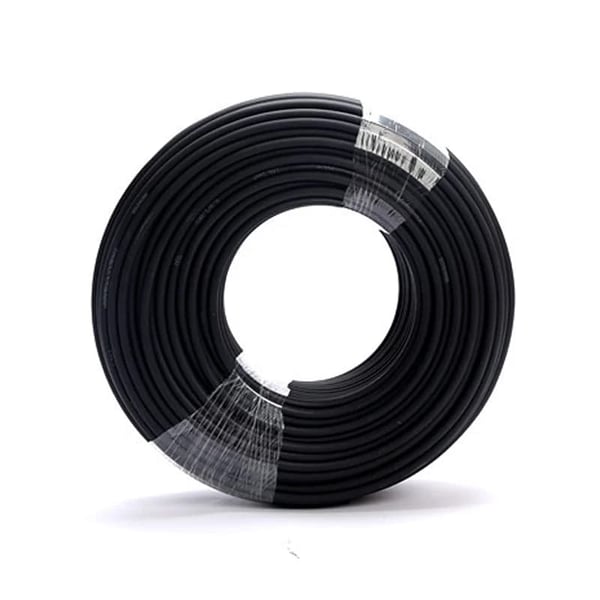 Solenergi Kabel, Forzinket Kobberleder, Fleksibel Design,sort, 10 AWG-6mm2, 50m