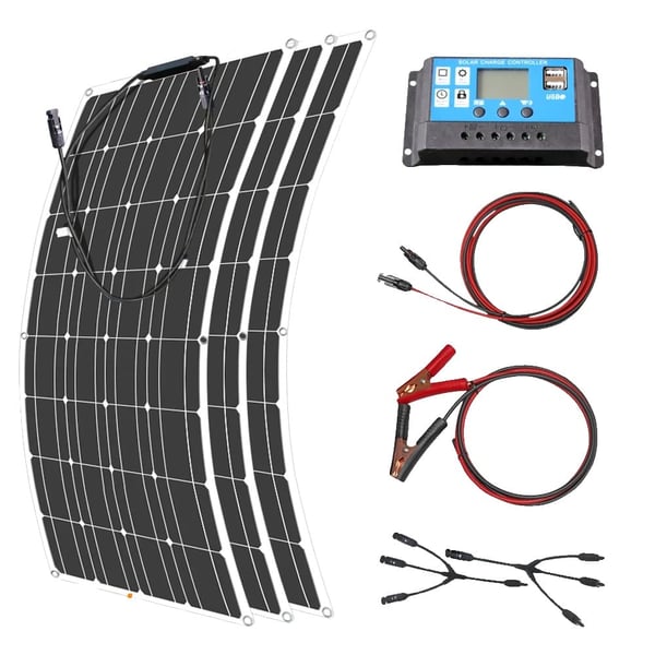 Solpanel, Fleksibelt Design, Høj Effektivitet,300w solarkit