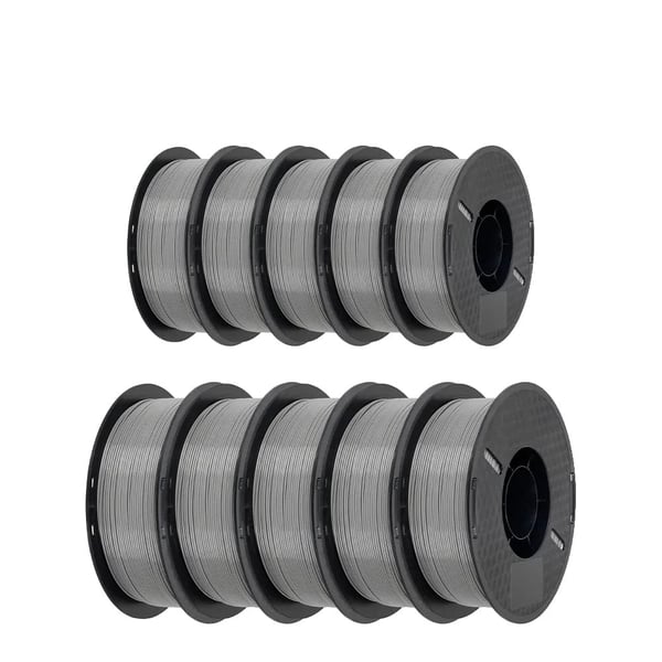 3D-skrivarfilament, flerfärgsblandning, miljövänligt material, 10KG PETG Grå