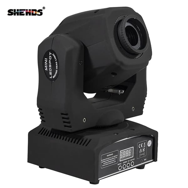 LED Moving Head Light, 60W Effekt, DMX Kontrol,1 stk Spot 60W, EU-stik