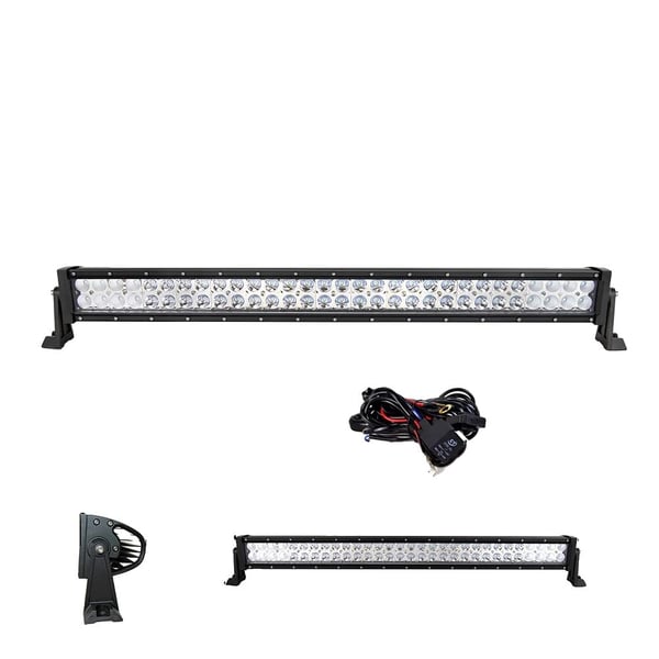 LED Lysbjælke, 120W til 300W, længder fra 22 tommer til 52 tommer, kombineret strålemønster,32 tommer med ledning