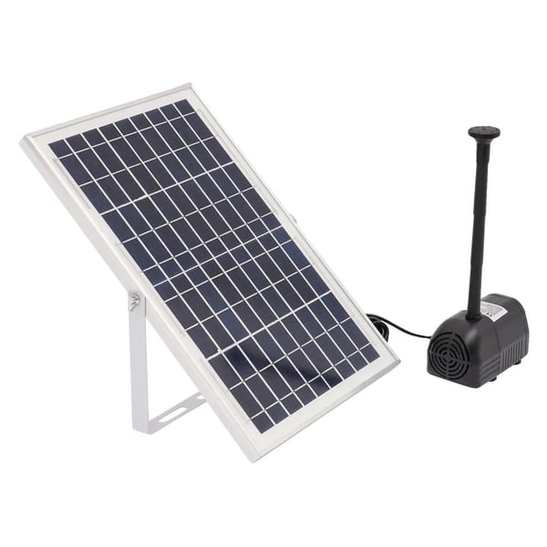 Aurinkovesipumppu, 264,17 GPH virtausnopeus, IP68 vesitiivis,musta