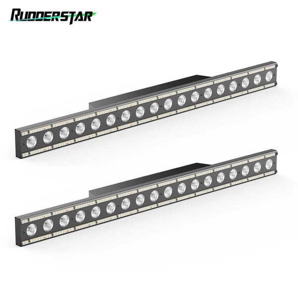 Vaskelys, Dynamiske Lyskilder, DMX Kontrol,EU Stik, 2PCS